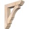Ekena Millwork Balboa Slat Smooth Bracket w/ Offset Brace, Douglas Fir, 7 1/2"W x 32"D x 36"H BKT0806X32X36BOA06SDF - alternate 1